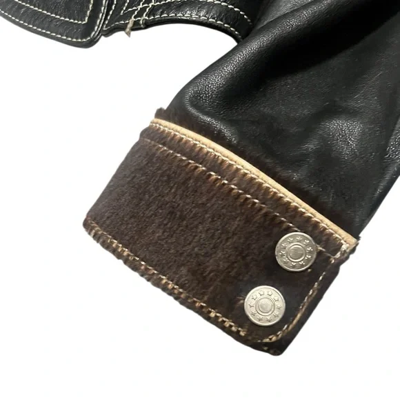 Calf hair+ Leather Jacket… it’s a banger! 🔥 - Picture 7 of 11